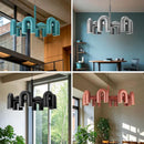 Ljojo™ LED U-shaped Pendant Chandelier: Modern Nordic Ceiling Hanging Lamp