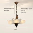 Ljojo French Retro Acrylic Pendant Light for Living Dining Room Bedroom Home LED Chandelier