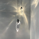 LED Crystal Chandelier Luxe Bedside Lamp by Ljojo: Light Decoration with Hanging Appeal
