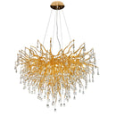 Ljojo Luxury Crystal Chandelier: Elegant Living Decor Pendant Light Branch Design