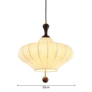 French Style Medieval Fabric Chandelier Pendant Lighting Solid Wood Hanging Lamp Ljojo
