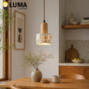 Modern Stone Pendant Light Terrazzo Travertine Calacatta Hanging Lamp Ljojo