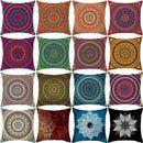 Ljojo Mandala Print Square Pillowcase - Home Decor Cushion Cover