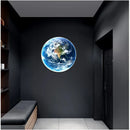 Ljojo LED Earth Wall Lamp: Luxury Creative Mural Art for Living Room Bedroom.
