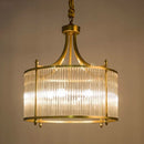 Golden Copper Glass Chandelier for Living Room by Ljojo - Modern Luxury Ceiling Pendant Light