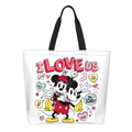 Ljojo Mickey Mouse Head Shoulder Bag - Large Capacity Stylish Women's Shopping Bag