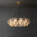 Italian Postmodern Glass Pendant Light Fixture by Ljojo - Elegant Feather Design for Luxurious Living Spaces