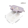 Ljojo 4 Grids Refrigerator Food Storage Box Kitchen Organizer
