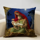 Jesus Decor Pillow Cover 45x45cm Home Sofa Art Decor Gift Ljojo