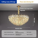 French Crystal Chandelier for Modern Living Room by Ljojo - High-End Creamy Style Lighting