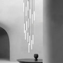Large Staircase Chandelier LED Long Lamp for Home Hotel Hall Suspension Ljojo Chandelier Lighting