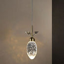 Copper Crystal Fruit Chandelier - Modern Luxury Hanging Lamp for Bedroom & Restaurant by Ljojo