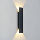 Ljojo 18W LED Waterproof Black Wall Lamp for Bedroom and Outdoor Lighting