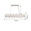 Ljojo Modern Crystal LED Chandelier Pendant Lighting for Dining Living Room Home Decor