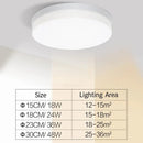 Ljojo 48W LED Ceiling Lamp: Ultra-thin Bedroom Light Fixture