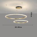 Nordic Ring Chandelier Optional Dimmable Minimalist Decor Fixture by Ljojo