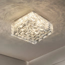 Ljojo Modern Gold Crystal Chandelier Ceiling Lamp for Dining Living Bedroom Island Decor
