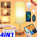 Ljojo LED Desk Lamp with USB-C Port X2, USB-Port X2, and Touch Control, Office & Bedroom Reading Light