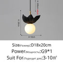 Ljojo LED Pendant Lights for Study Room, Bedroom, Bar, Living Room - Modern Indoor Chandelier
