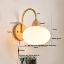 Ljojo LED Wall Lights Pull Chain Switch Modern Bedside Lamp Decoration