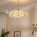 Ljojo Murano Glass Chandelier Retro Dimmable Pendant Light for Living Room Dining Room