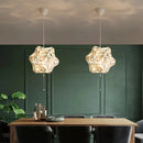 Ljojo Luxe Bauhinia Flower Chandelier: Decorative LED Lighting Fixture for Bedrooms & Clothing Stores