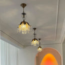 French Pastoral Retro Restaurant Crystal Chandelier for Bedside Cloakroom by Ljojo