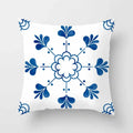 Blue Pattern Cushion Cover 45*45cm Pillowcase for Bedroom Sofa Home Decor by Ljojo