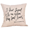 Ljojo Linen Pillow Cover 45X45CM - Decorative Cushion for Home Sofa
