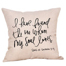 Ljojo Linen Pillow Cover 45X45CM - Decorative Cushion for Home Sofa