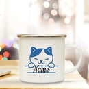 Enamel Dog Mom Custom Mug - Ljojo Dog Lovers Tea Cup Best Gift