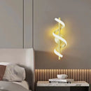 LED Wall Lamp Modern Nordic Bedroom Sconce Black Gold Living Room Indoor Lighting by Ljojo