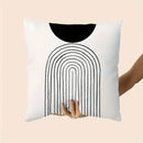 Ljojo Minimalist Round Printed Pillowcase Cover