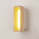 Ljojo LED Wall Lamps: Yellow Stone Background, Modern Decorative Light for Living Room