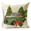 Ljojo Merry Christmas Linen Pillow Case 18*18in