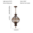French Crystal LED Chandelier Nordic E14 Lighting Fixture for Living Room by Ljojo
