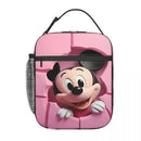 Ljojo Mickey Mouse Insulated Lunch Bag - Portable Thermal Food Container