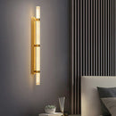 Ljojo Modern Long Strip Mesh Wall Lights LED Fixtures for Home Decor in Bedroom