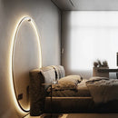 Ljojo LED Wall Lamp: Modern Nordic Design Round Ring Wall Sconce Lighting