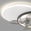 Black Gold LED Ceiling Fan Light Remote Control Bedroom Dining Room Ljojo One Ring Fixture