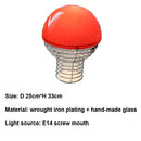 Ljojo Medieval Glass Table Lamp for Home Decor & Bedroom Décor