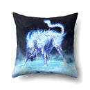 Lion Pattern Polyester Cushion Cover by Ljojo - Home decoration Pillow Cover
