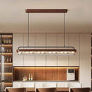 Ljojo Restaurant Pendant Light Tea Room Solid Wood Chandelier for Dining Table and Bar Desk
