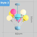LED Airship Pendant Lamp Creative Princess Dreamy Girls Room Fixture - Ljojo