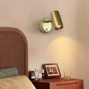 Ljojo LED Wall Lamp Touch 3 Tone Light Head Rotate 350 ° Modern Minimalist