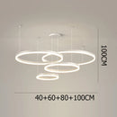 Ljojo Modern Acrylic LED Pendant Light for Living and Dining Room