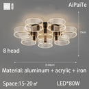 Ljojo Luxury Nordic Chandelier for Modern Living Room, Bedroom, and Restaurant