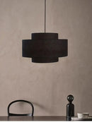 Japanese Style Fabric LED Pendant Light for Living Room by Ljojo