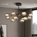 Ljojo LED Pendant Chandelier for Living Room Bedroom Dining Room Decor