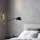 Copper Wall Light Gold Black With Plug Adapter for Foyer Bedroom Study - Ljojo